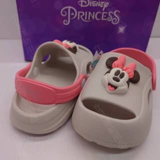 立足運動用品 童鞋 13號-18號 Disney迪士尼授權 米奇 米妮 立體造型飾釦輕量防水涼鞋 D123025 白