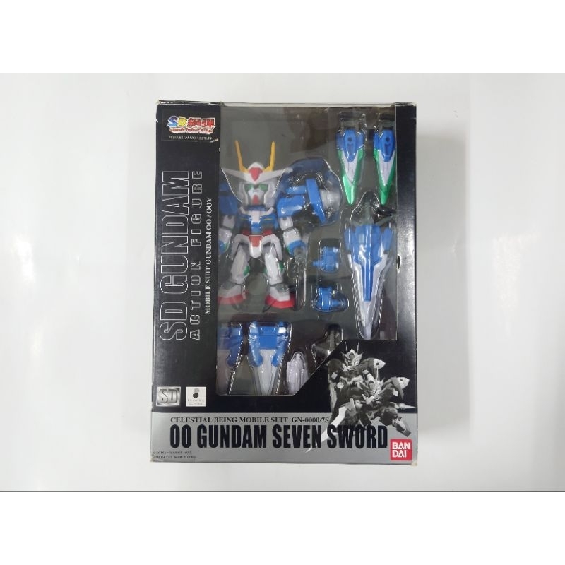 (已拆) SD鋼彈 SD GUNDAM ACTION FIGURE 七劍型 OO鋼彈 00鋼彈