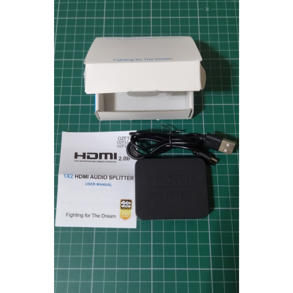 HDMI 一進二出 螢幕分屏器 一分二 支援 HDMI 2.0 4K60Hz