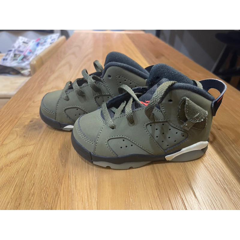 Jordan 6 Retro SP x Travis scott 童鞋 2手