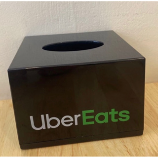 Ubereats 黑色 面紙盒 餐巾紙盒 官方面紙盒 正方形面紙盒 現貨 秒出