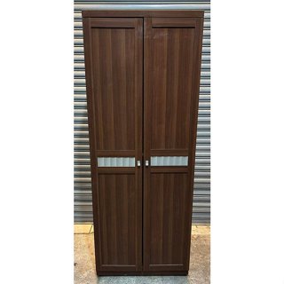 【樂居二手傢俱】臺中全新中古傢俱家電我最便宜 B040105BJJE*胡桃色單人衣櫃*衣櫃 書架 原木實木櫥櫃臺北新竹南