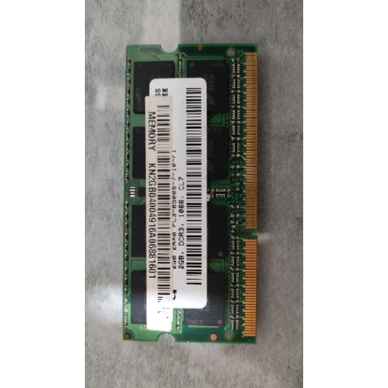 ddr3 1066 2gb nb 筆記型記憶體