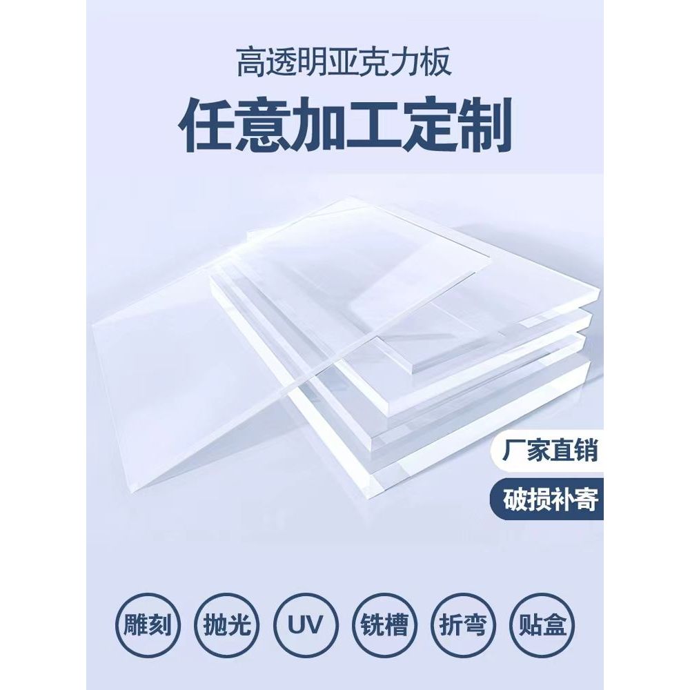 🔥蝦皮最低價🔥壓克力板2mm3mm5mm10mm 手工diy材料 塑料板 任意裁切 客製尺寸 多厚度可選 魚缸板