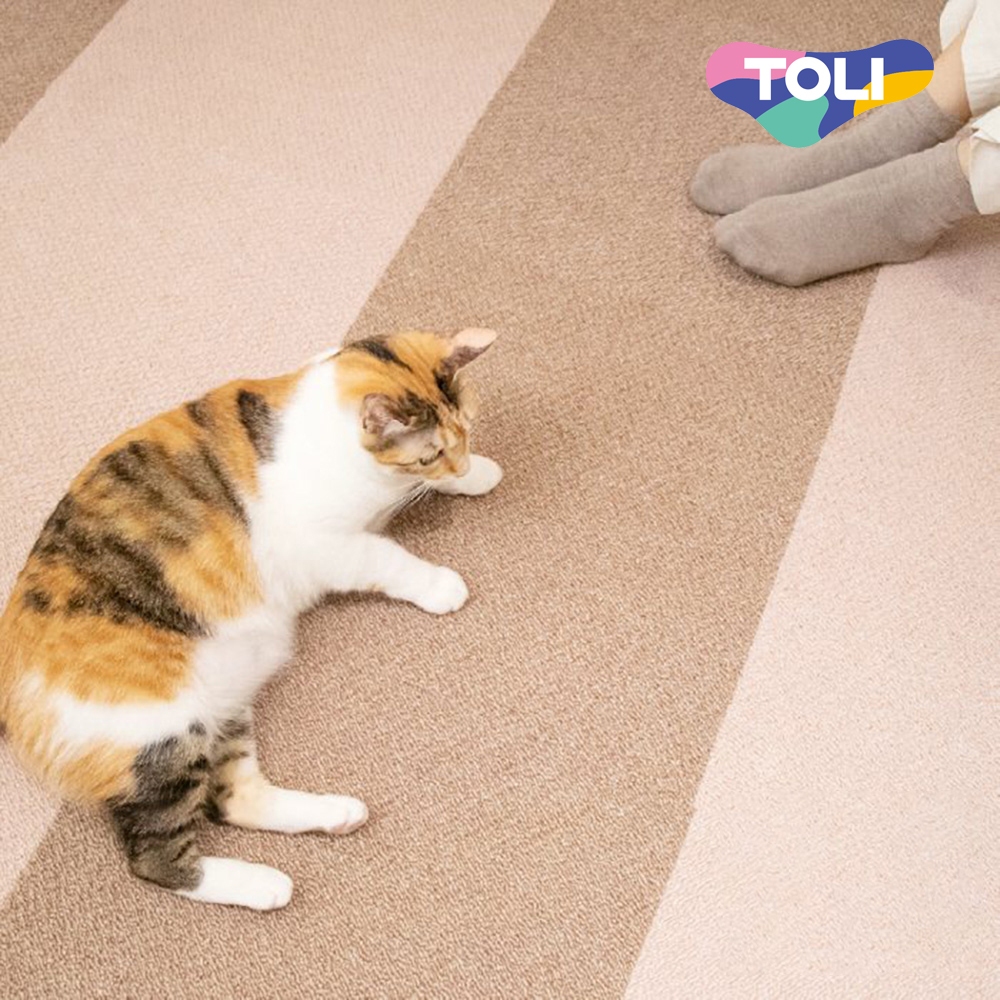 TOLI 寵物防滑地墊編織止滑系列 兩款多色 日本 寵物 防滑地墊 編織 止滑 寵物友善 地毯 地墊