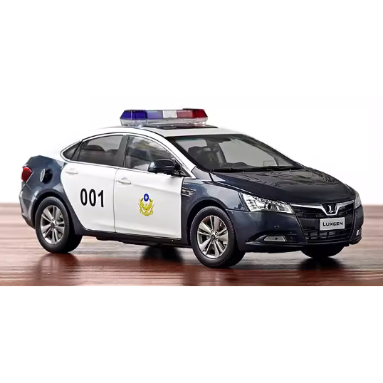 Luxgen S5 Police 1/18 模型車