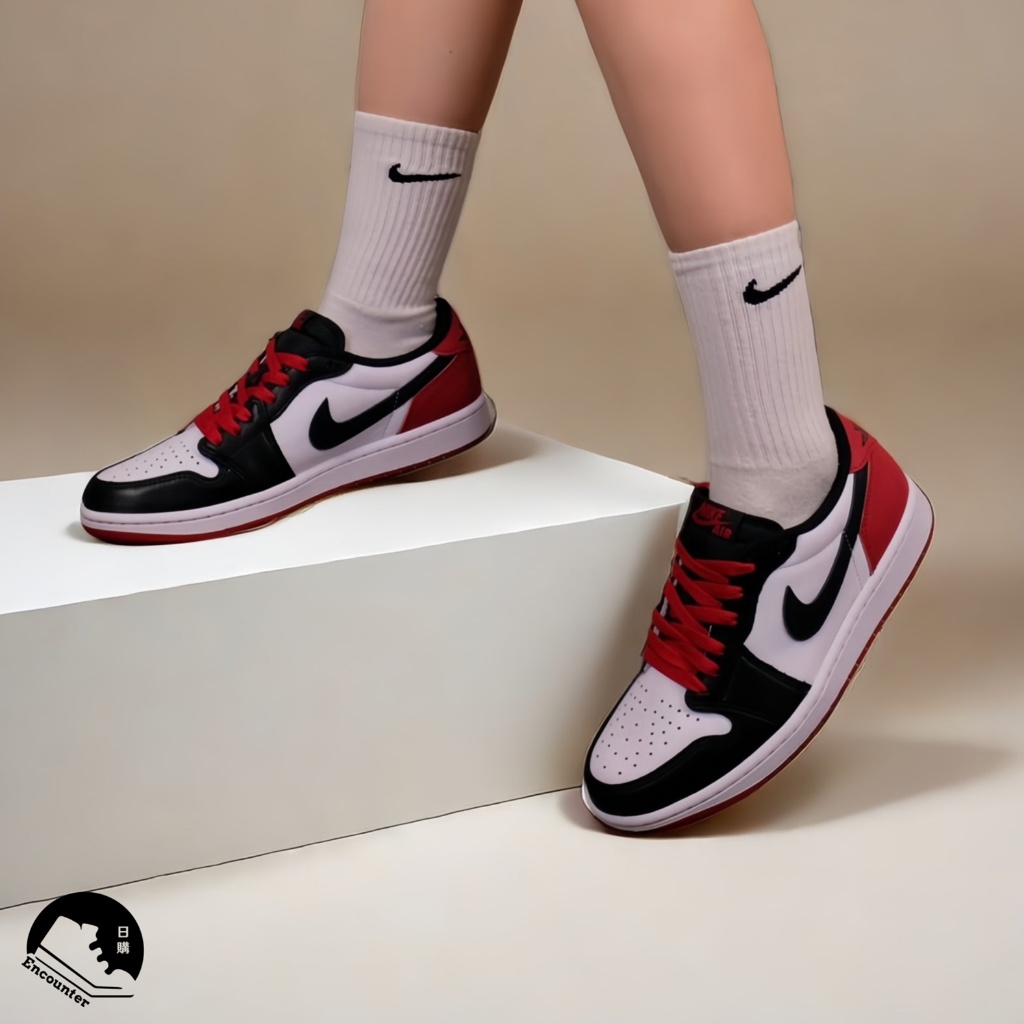 【JP】Air Jordan 1 Low OG Black Toe 黑腳趾 黑頭 黑紅 男女鞋 CZ0790-106