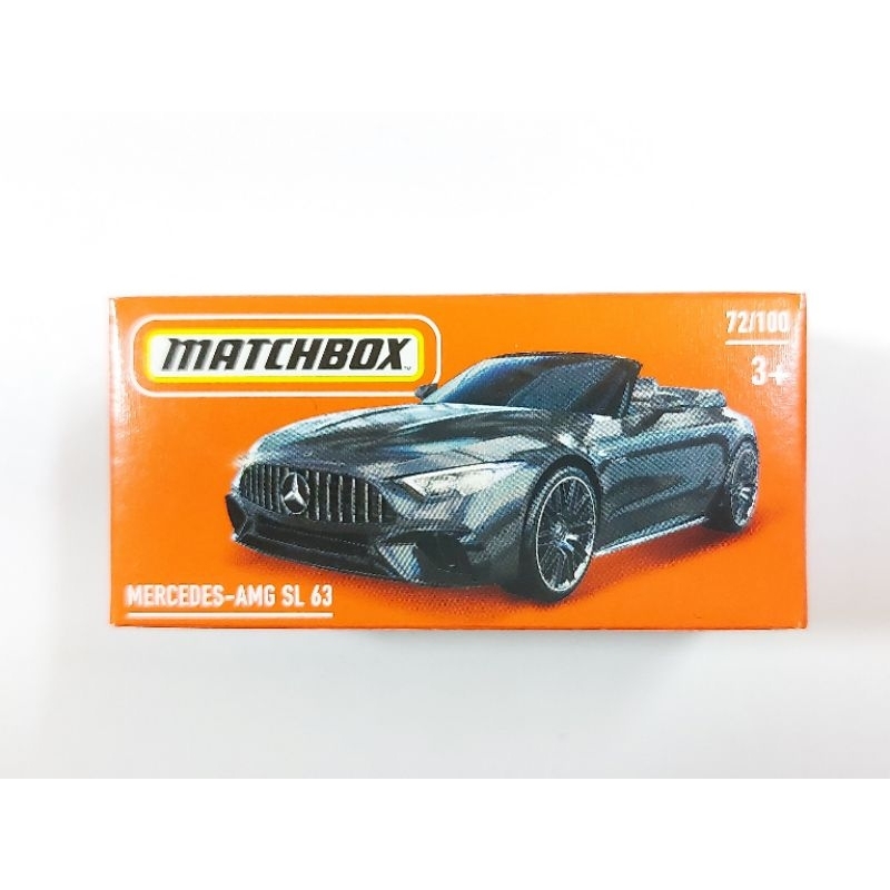 1/64 Matchbox 2024 盒裝 Mercedes-AMG SL63 金屬灰