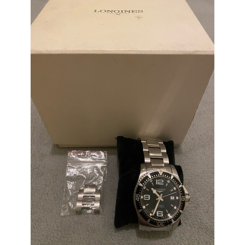 Longines 浪琴 深海征服者  錶帶有小細紋  錶徑43mm 藍寶石鏡面 私訊景美捷運站面交 可寶島鐘錶驗錶