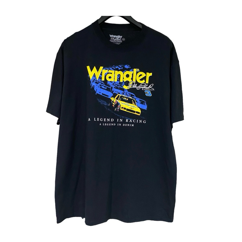 【Yueshare Clothes 】 Wrangler Racing 美國薩爾瓦多製 美式賽車寬版落肩膀純棉短袖上衣