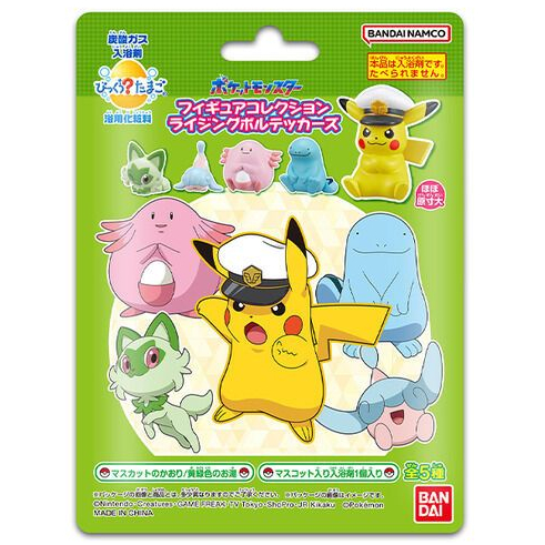 日本代購 現貨【BANDAI 萬代】3月新款 神奇寶貝 Pokémon 寶可夢 泡澡球(5款隨機1)