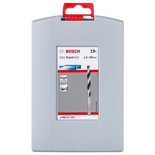 《高雄達順》BOSCH 19支裝金屬鑽頭(1-10mm) 含稅