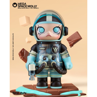 [全新] 泡泡瑪特 MEGA SPACE MOLLY 100% 週年系列2 - Mint Chicolate 薄荷巧克力