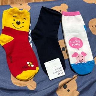 捲邊襪、小熊維尼襪、小豬襪🐷可愛襪子韓國襪