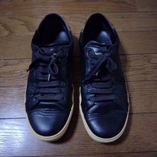 SAINT LAURENT PARIS 低幫皮革運動鞋 休閒鞋 男鞋 ysl 聖羅蘭