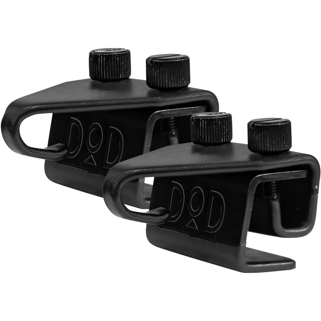 日本 營舞者 DOD FK3-856-BK (2入) 車邊雨槽式帳夾 天幕小幫手