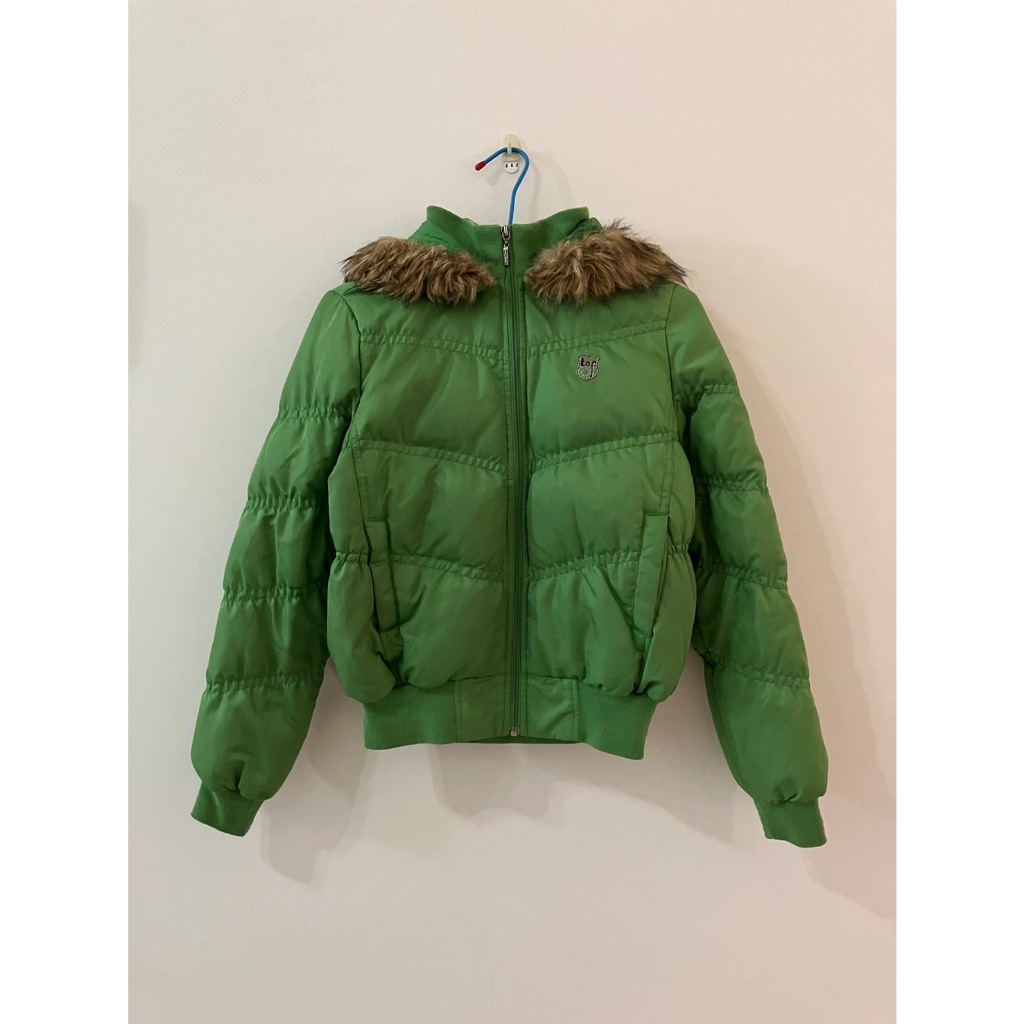 [二手衣著] Top Girl冬季羽絨外套（綠）/羽絨