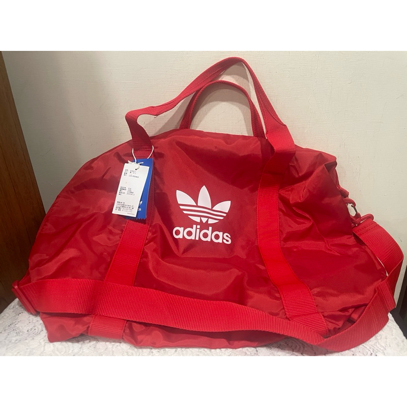 愛廸達Adidas紅色運動袋、旅行袋、肩背袋、手提袋、斜背袋、側背袋