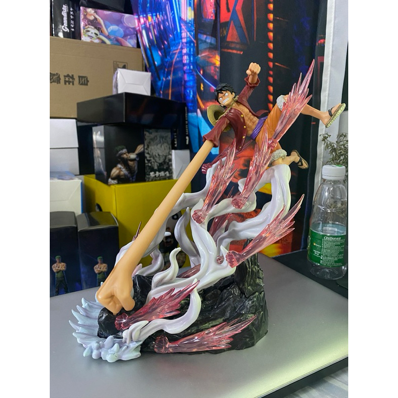 現貨 航海王 海賊王 魯夫 機槍魯夫 魯夫公仔 司法島篇砸地路飛 長手魯夫 橡膠果實手辦 模型 擺件 雕像 公仔 禮物