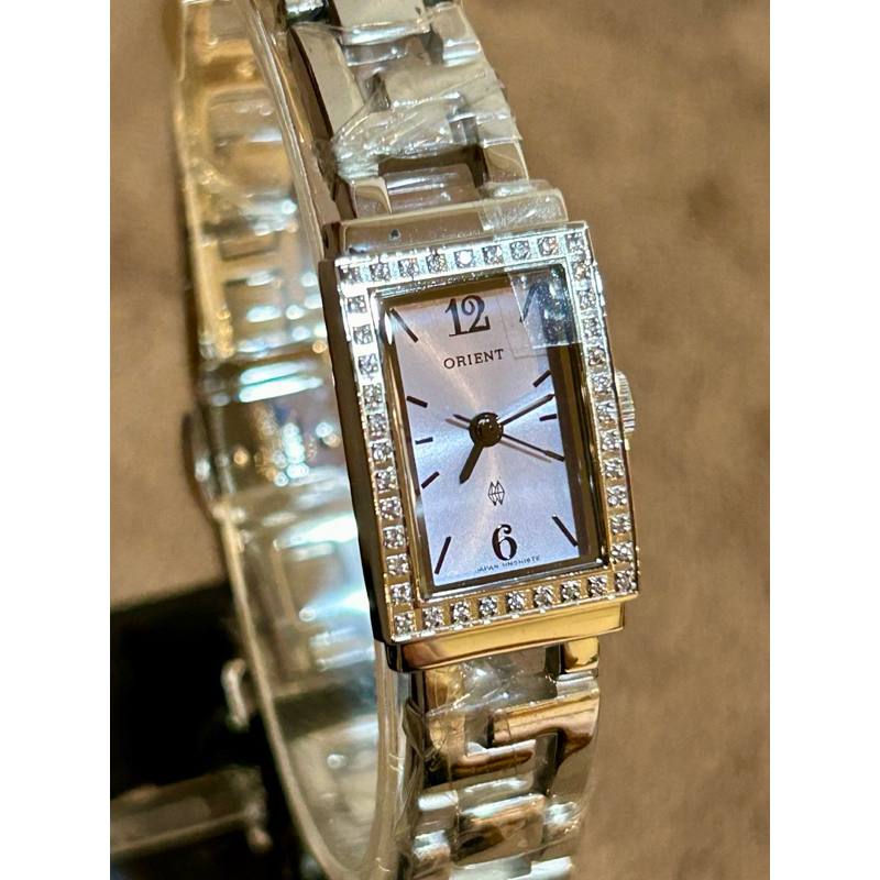 Orient石英女錶 粉紫色優雅手錶 全新品《鑫宸珠寶》