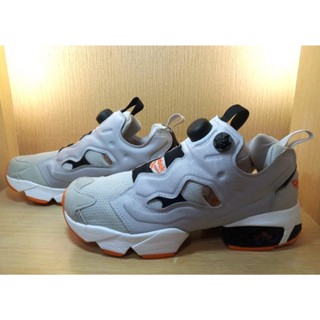 REEBOK INSTA PUMP FURY OG M42232 灰/黑/橘 經典氣墊復古充氣慢跑鞋 US6