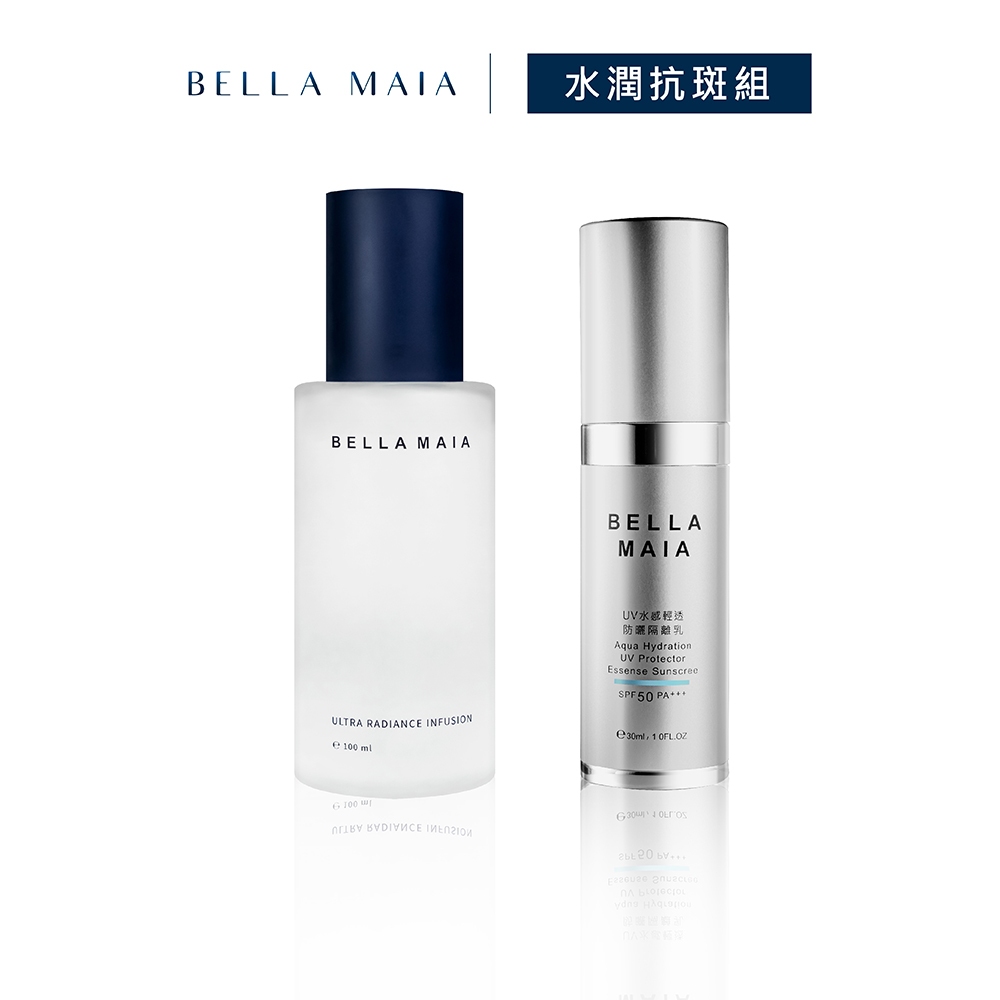 【蓓拉瑪雅 Bella Maia】緊膚保濕水凝露100ml+UV水感輕透防曬隔離乳30ml