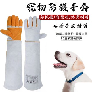 寵物防咬手套 防咬手套 防咬 手套 防抓手套 防貓抓手套 抓貓手套 寵物洗澡神器 防撕咬 牛皮手套 手背護盾 防抓防咬