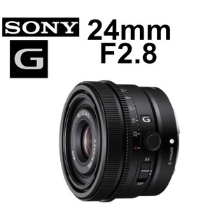 【SONY】勿直接下單 FE 24mm F2.8 G E接環 定焦鏡頭 SEL24F28G 24mm 台南弘明 輕巧定