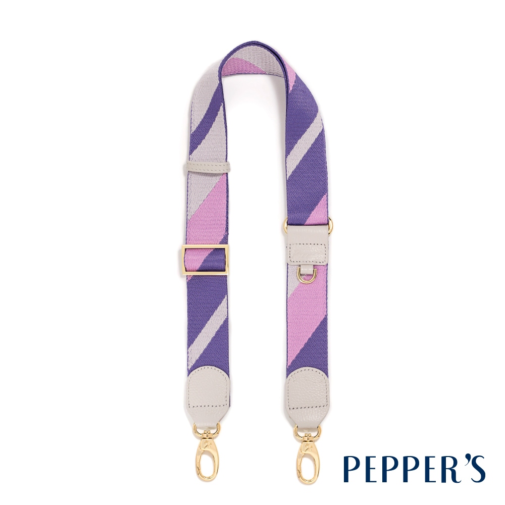 PEPPER'S｜HOPE 斜紋編織可調整背帶 - 葡萄紫/午夜藍/海綠石