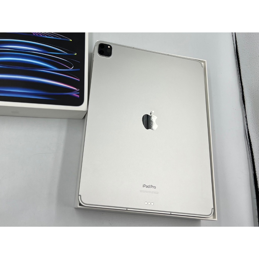 §轉機站§極新 保固2025/3 盒裝Apple iPad Pro6 12.9吋 2022 5G 128G 銀