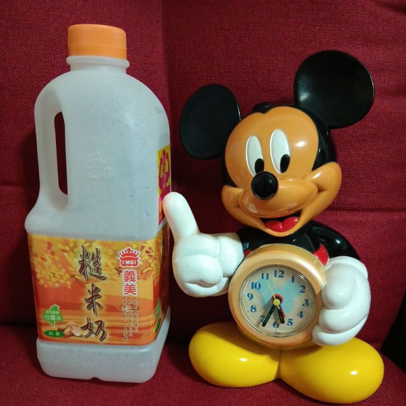 雄赳赳台灣早期童玩老物 迪士尼 米奇 Mickey Mouse 正版 鬧鐘 時鐘 立體公仔造型 絕版珍藏 老時光 典藏品