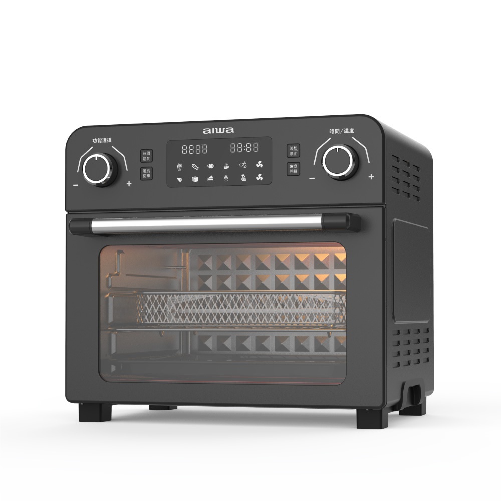 【AIWA愛華】23公升3D立體循環氣炸烤箱-黑《泡泡生活》家電3C 家電 廚房電器