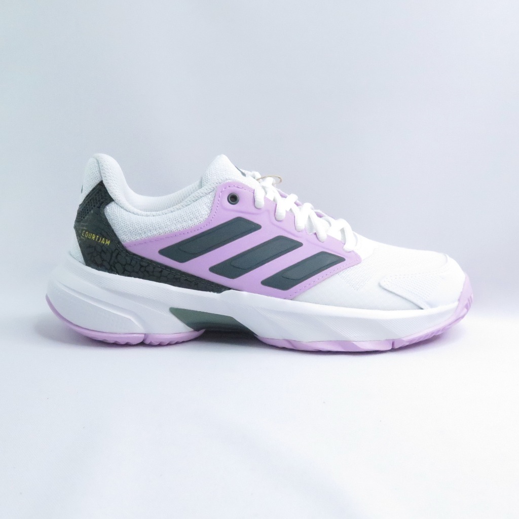 ADIDAS ID2459 女網球鞋 CourtJam Control 3 W 白x紫丁香【iSport愛運動】