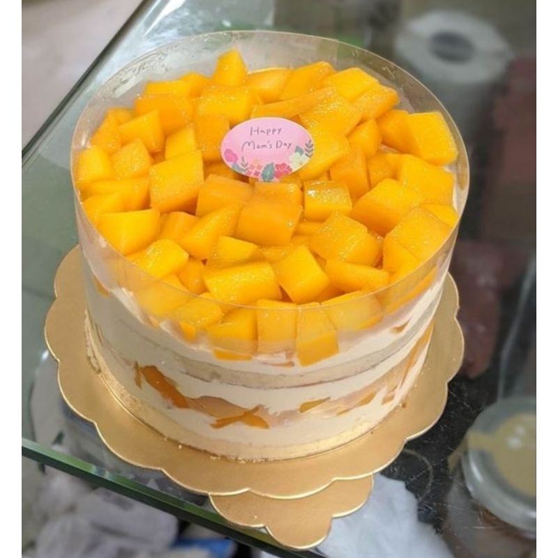 【小黃】6吋圓型芒果蛋糕