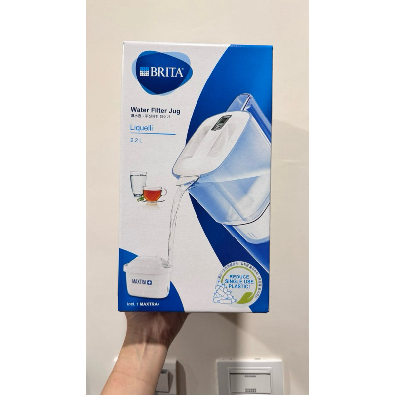 （保留中勿下單）[全新] Brita Liquelli日系簡約濾水壺2.2L全新未拆封含一濾芯/brita濾水壺