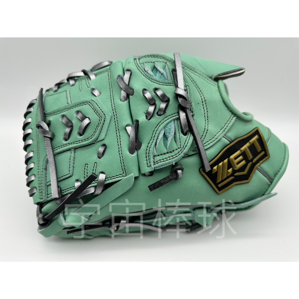 ※宇宙棒球※ZETT 特殊訂製款 反手棒壘球手套 四碼刀模 12吋左投手用 蒂芬妮綠 BPGT-362SP1701