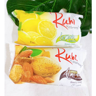 印尼 Ruhi by Harmony 花果香皂 (125g/個) 檸檬/甜杏仁/茉莉/玫瑰 印尼香皂