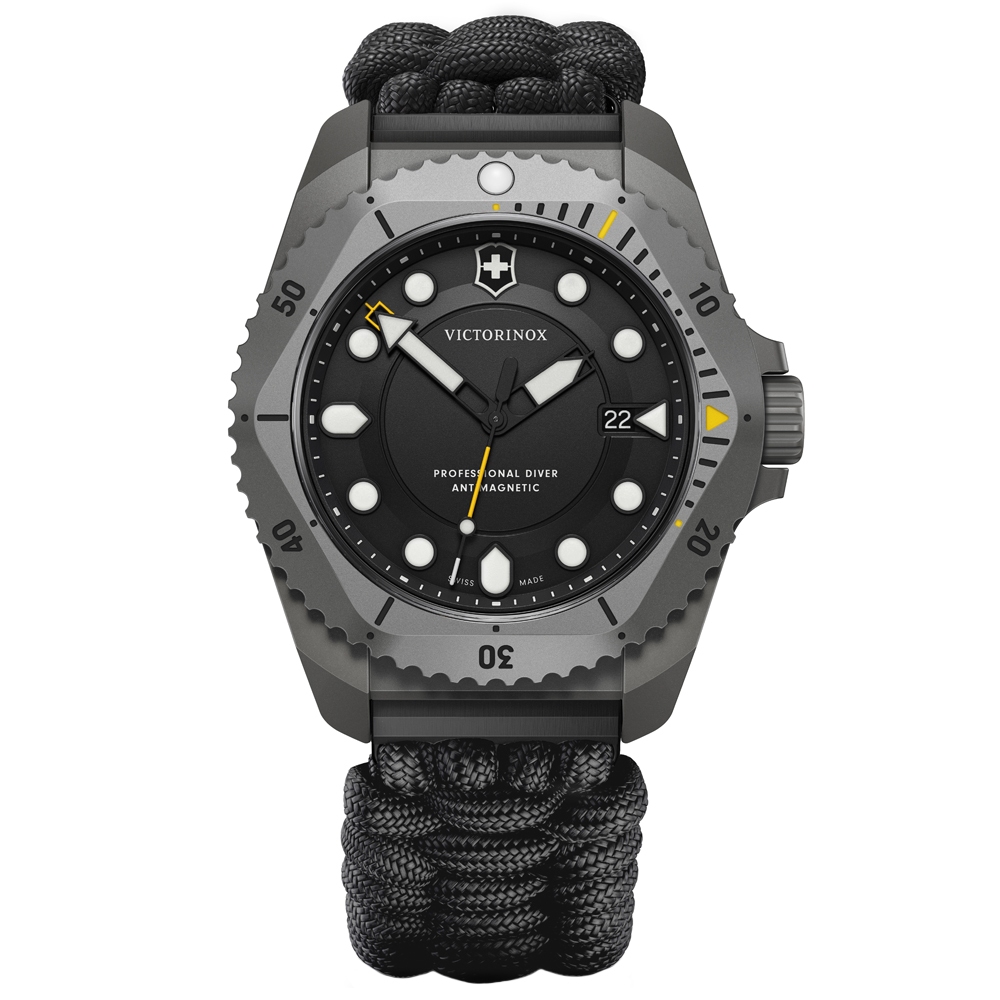 【聊聊甜甜價】VICTORINOX 瑞士維氏 Dive Pro 鈦金屬 潛水石英套錶 (VISA-241993.1)