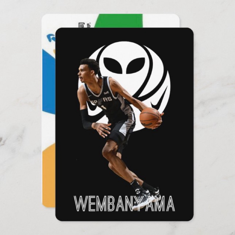 NBA年度新人王 馬刺 外星人 Victor Wembanyama 悠遊卡 (實體悠遊卡,非貼紙) Spurs 文班亞馬