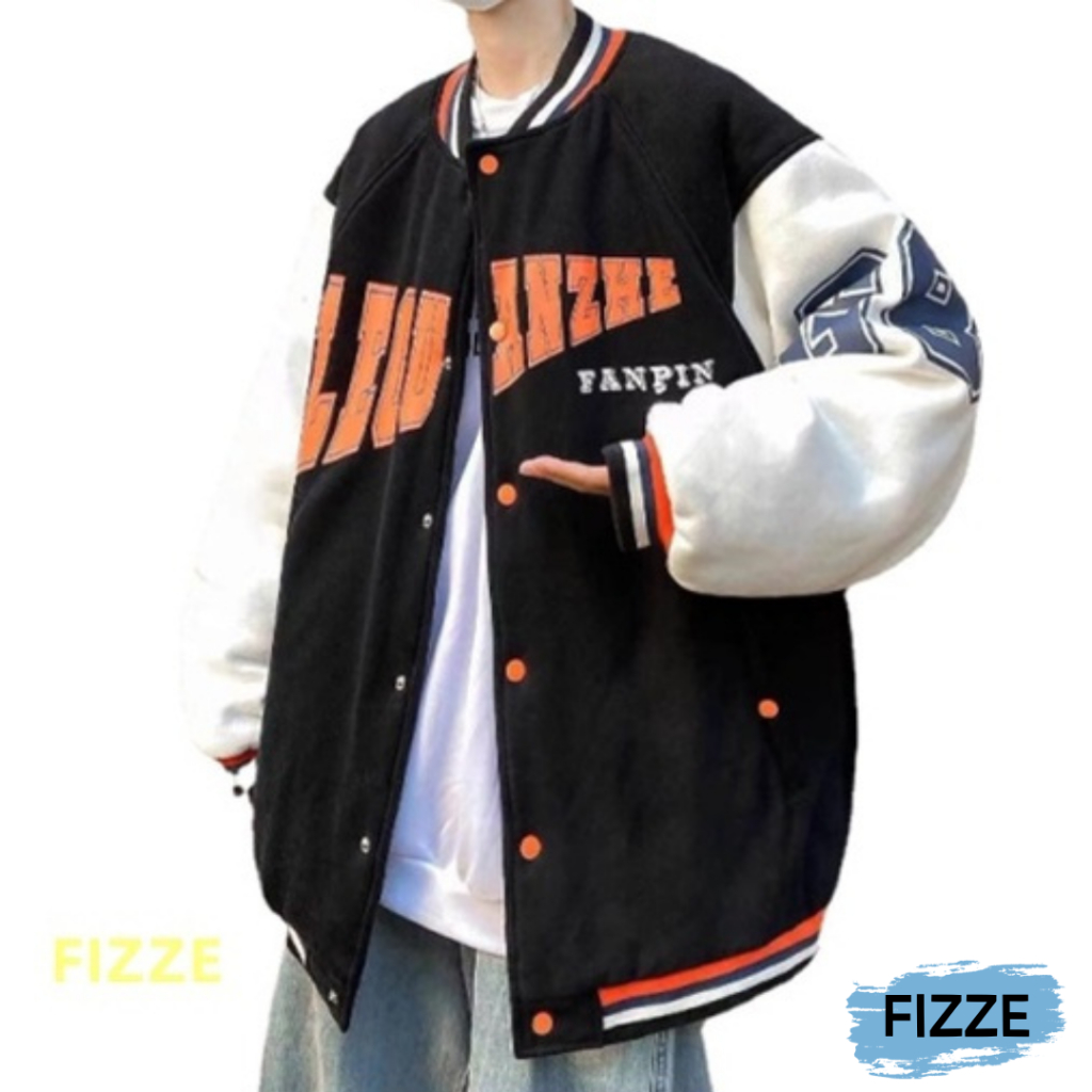 翻領外套 棒球領外套 港風男外套 薄外套情侶外套 教練夾克 立領外套 棒球外套(BCZ52)【FIZZE】