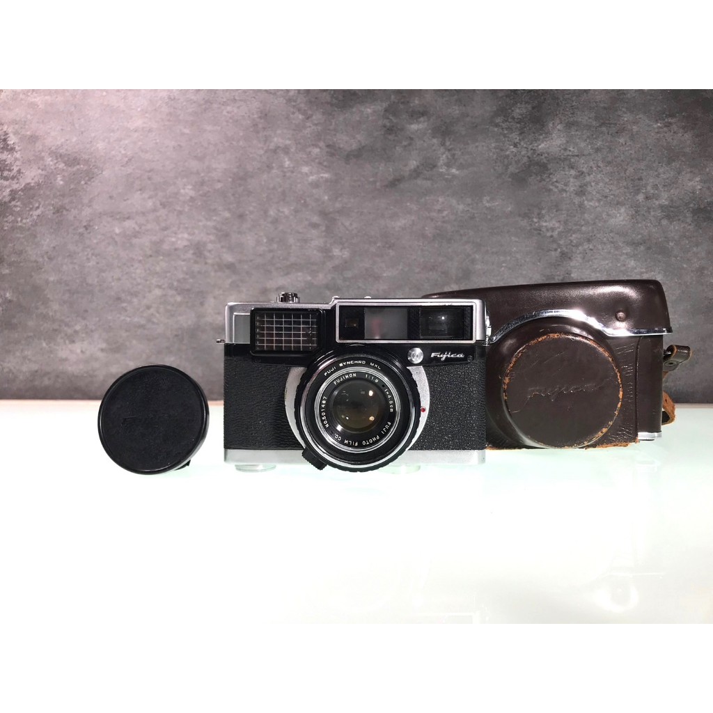 【時光裏】1961年Fujica 35-EE底片相機附原廠皮套