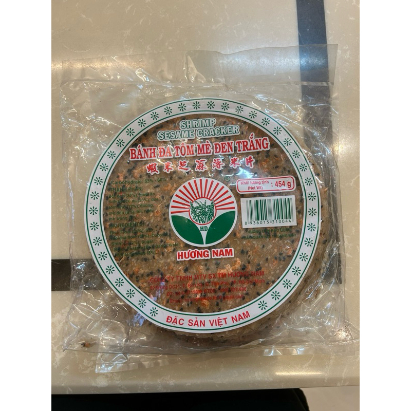 越南蝦米芝麻薄米片（454g)