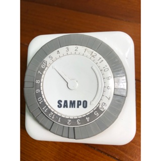 SAMPO 24小時預約定時器 EP-UN1BT/計時器/省電定時器/指撥式多段定時器 循環設定 已拆封 掛號免運