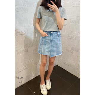 《MIKA米卡服飾》口袋素面棉T 韓版棉T 薄棉T 大學T 竹節棉 涼棉T 休閒棉T 涼感棉T 工作上衣 素T 女裝