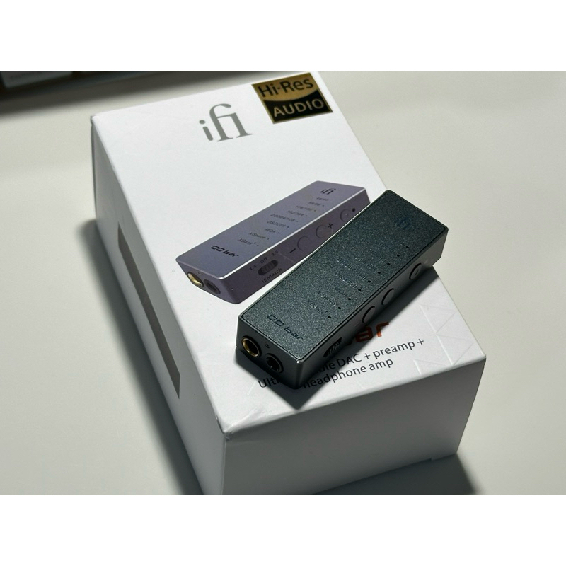 ifi Audio Go Bar 二手 保固內 九成九新 隨身小尾巴 耳擴 支援3.5/4.4mm 音源