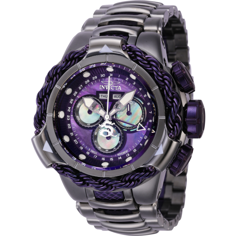 【現貨免運】美國 英威塔 INVICTA 40545 阿爾法龍 ALPHA 紫鈦配色 瑞士機芯 石英錶 潛水錶 男錶