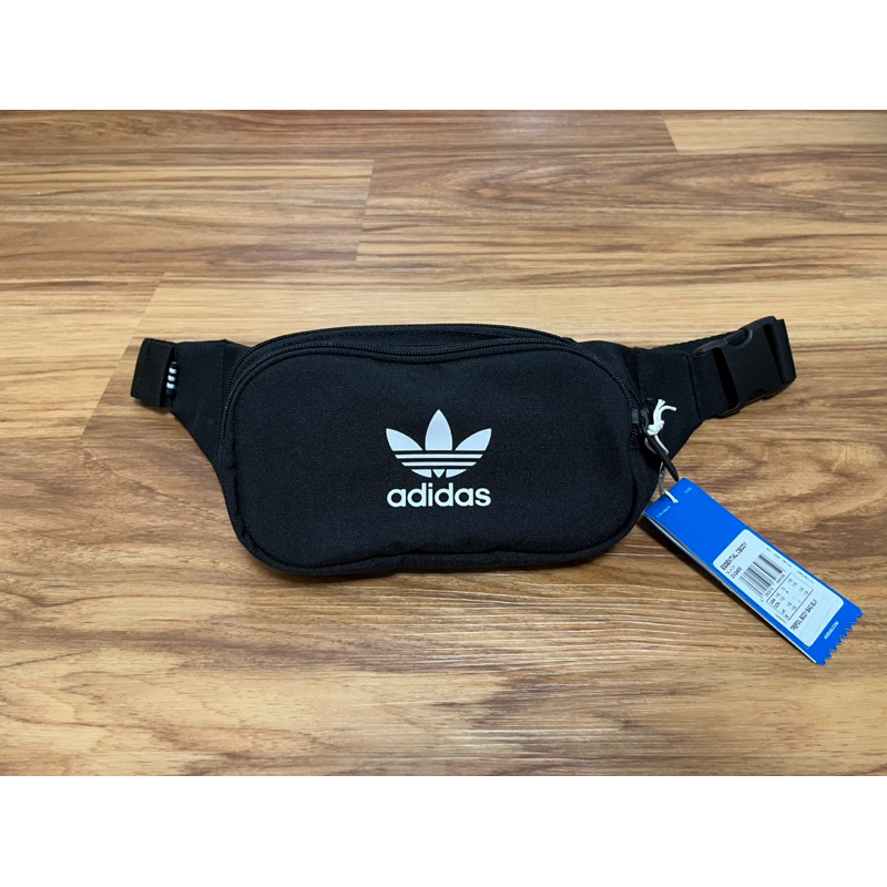 ADIDAS 三葉草 腰包 側背包 - 黑色DV2400