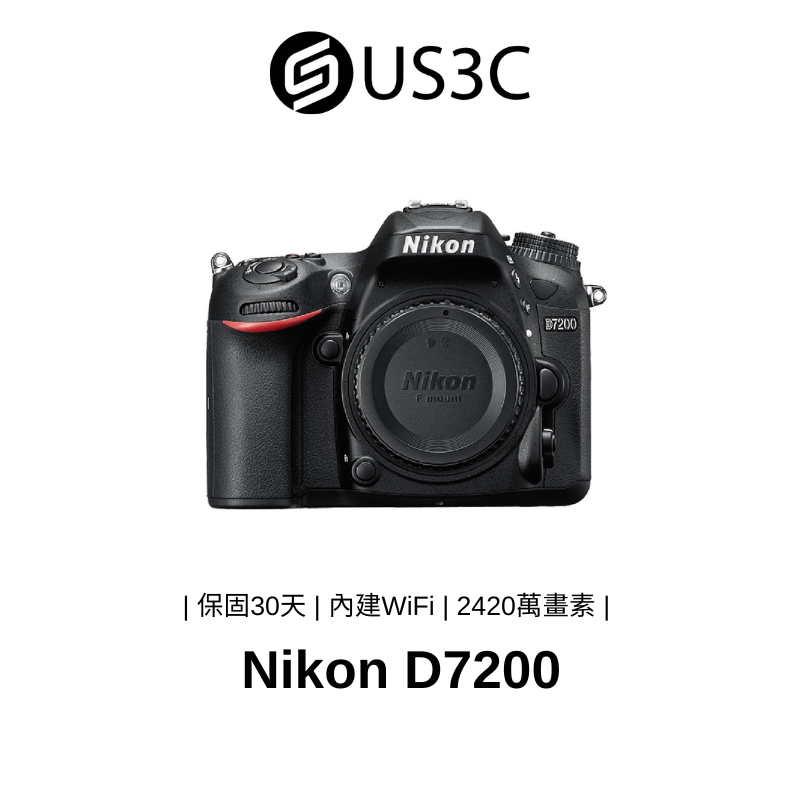 Nikon D7200 單機身 WiFi 51個對焦點 2420萬畫素 快門62770次 二手單眼相機 防滴防塵 尼康