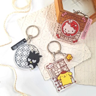 【漫遊臺灣XSanrio三麗鷗】鑰匙圈 壓克力 吊飾 鐵窗花 HELLO KITTY/布丁狗/酷企鵝