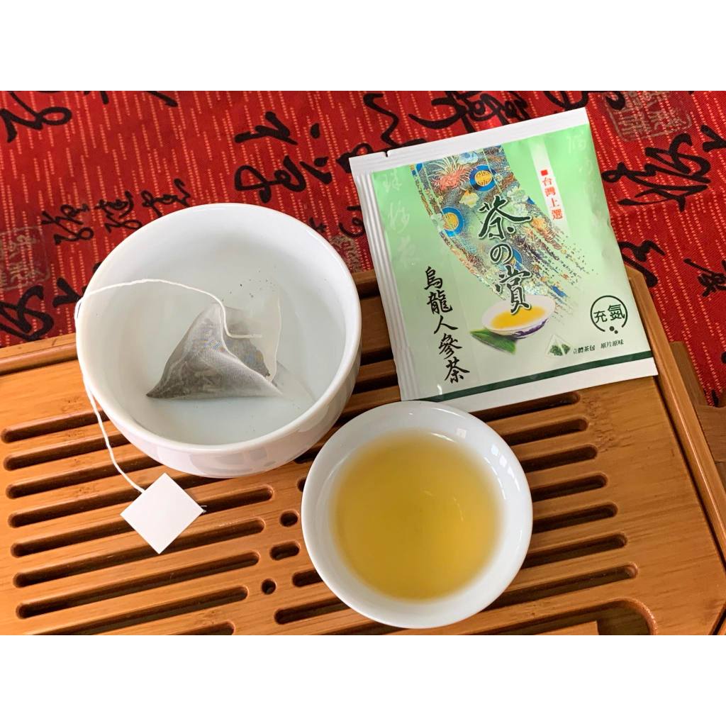 「現貨」烏龍人參茶 盒裝 (三角茶包 25入)